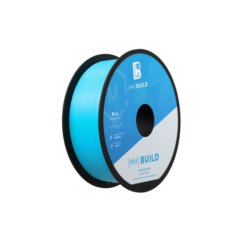 Light Blue MH Build Series PLA Filament - 1.75mm (1kg)