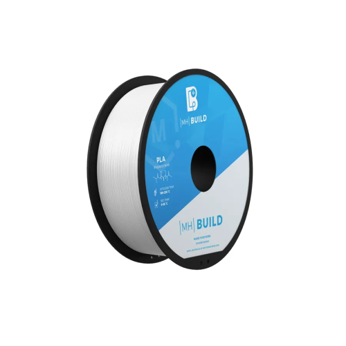 White MH Build Series PLA Filament - 1.75mm (1kg)