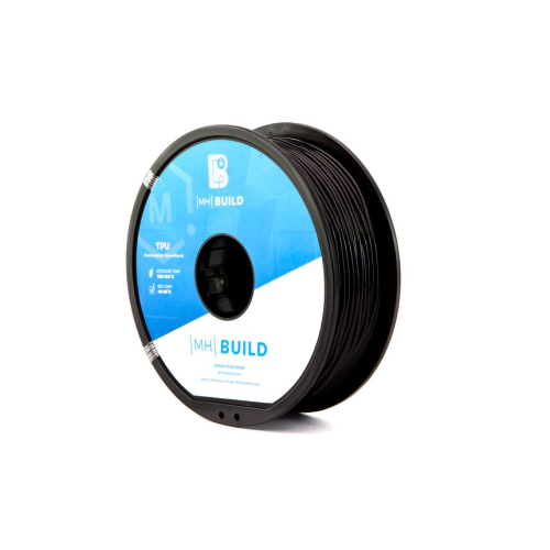 Black MH Build Series TPU Flexible Filament - 1.75mm (1kg)